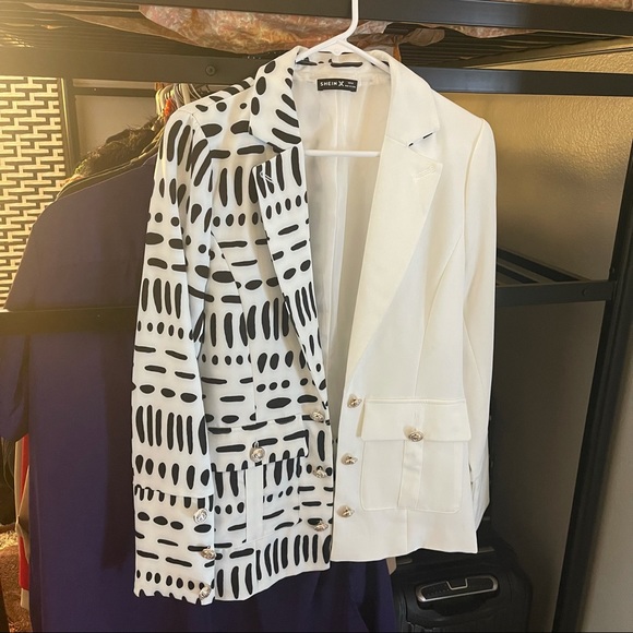 ❣️SOLD❣️Sylvia Mollie Spliced blazer - Picture 5 of 5